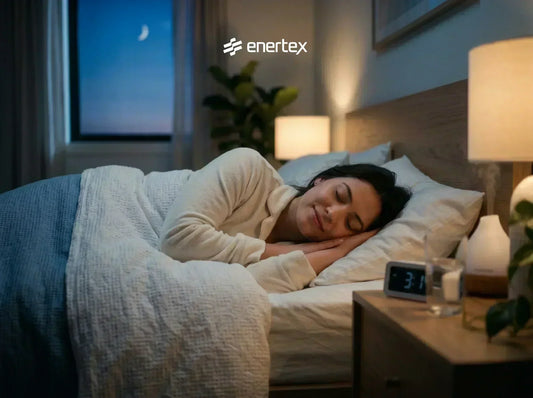 Mujer durmiendo placidamente en su dormitorio