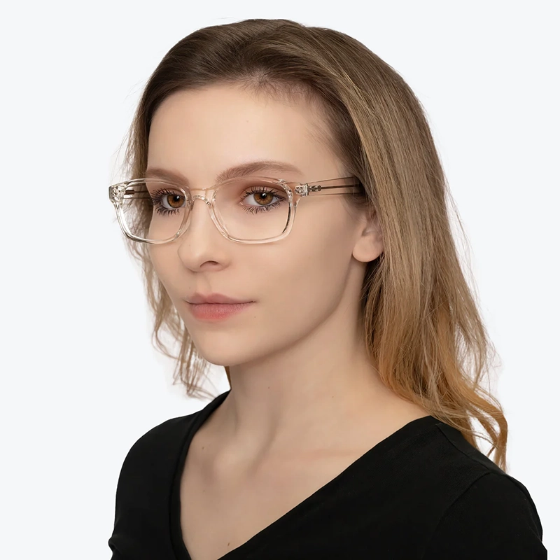 girl computer glasses